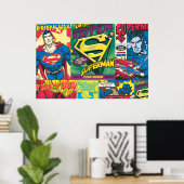 Poster Panneaux comiques Superman (Bureau à domicile)