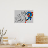 Poster Panneaux comiques Superman (Cuisine)