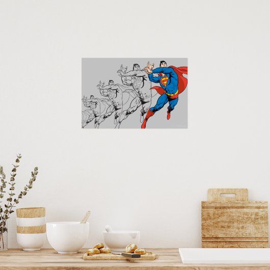Poster Panneaux comiques Superman (Cuisine)