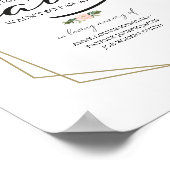 Poster Panneaux de mariage à la mémoire (Coin)