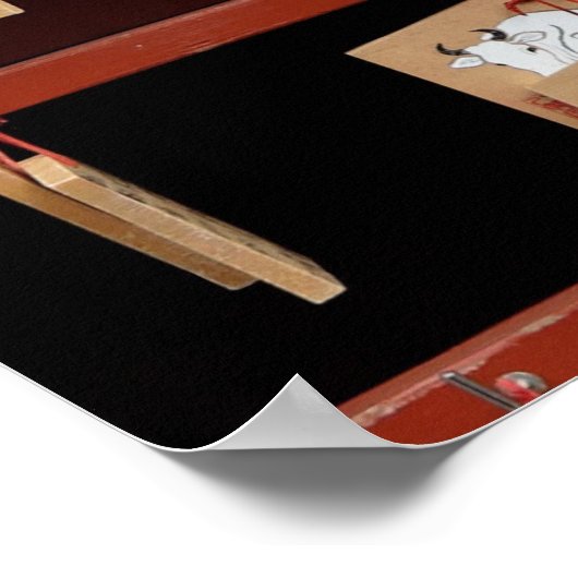 Poster Panneaux de prières (Coin)