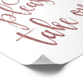 Poster Panneaux de programmes, prenez-en un, lettrage pai (Coin)