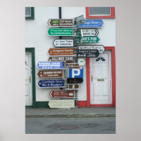 Panneaux de rue irlandais
