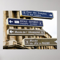 Panneaux de rue parisiens