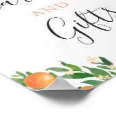 Poster Panneaux de signalisation pour Baby Shower Little (Coin)