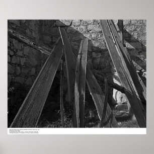 Poster Panneaux de toit tombés près de Old Kilns, 1963