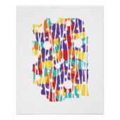 Poster Panneaux dynamiques : exécution de la géométrie de (Devant)