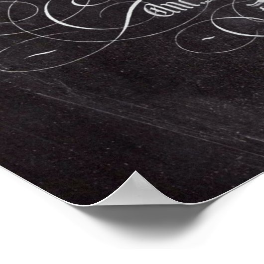 Poster Panneaux rougeâtres à Paris Scripts français (Coin)