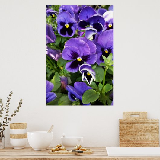 Poster panneaux violets (Cuisine)
