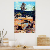 Poster Panning for Gold 1893 Walter Withers Australie (Cuisine)