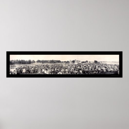 Poster Panorama automobile photo 1909 (Devant)