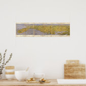 Poster Panorama composite du siège de la guerre (Cuisine)