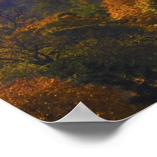 Poster Panorama d'automne Rivière Hudson à Poughkeepsie (Coin)