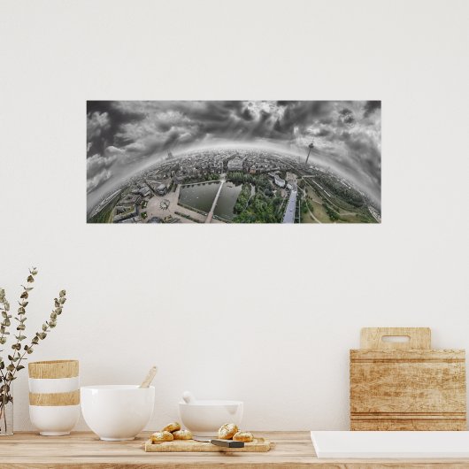 Poster Panorama de Cologne - 360 degrés! (Cuisine)