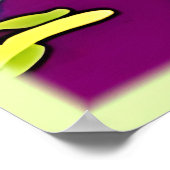 Poster Panorama de coucher de soleil de l'oasis urbaine (Coin)