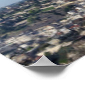 Poster Panorama de Jérusalem du mont des Oliviers (Coin)