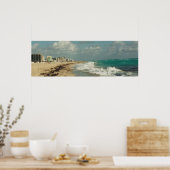 Poster Panorama de la côte de Miami Beach (Cuisine)