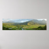Poster Panorama de la vallée de Hanalei (Devant)