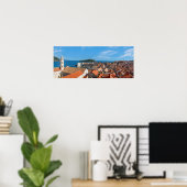 Poster Panorama de la ville de Dubrovnik - Croatie (Bureau à domicile)