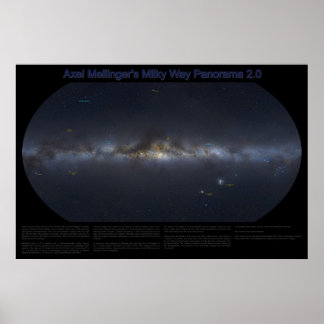 Poster Panorama de la Voie Lactée 2.0
