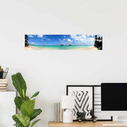 Poster Panorama de Lanikai (Bureau à domicile)