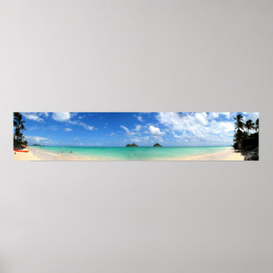 Poster Panorama de Lanikai