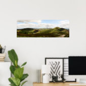 Poster Panorama de Pentland Hills à Edimbourg, Ecosse (Bureau à domicile)