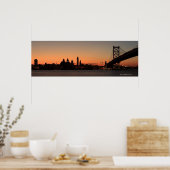 Poster Panorama de Philadelphie, Pennsylvanie (Cuisine)