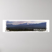 Poster Panorama de Pikes Peak (Devant)