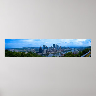 Poster Panorama de Pittsburgh