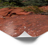 Poster Panorama de Red Rocks à Sedona Arizona (Coin)