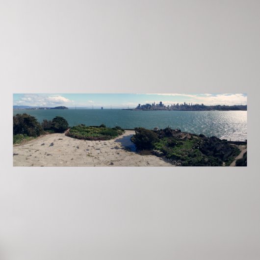 POSTER PANORAMA DE SAN FRANCISCO (Devant)