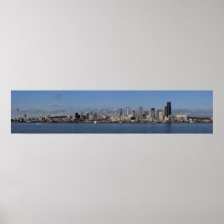 Poster Panorama de Seattle