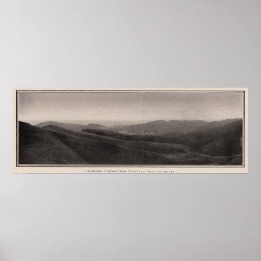 Poster Panorama de Twin Peaks à l'ouest à la mer (Devant)
