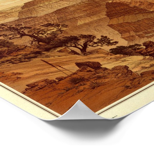 Poster Panorama depuis Point Sublime 2 (Coin)