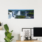 Poster Panorama des chutes d'Iguazu du Brésil (Bureau à domicile)