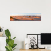 Poster Panorama des dunes d'Inlet peu profondes (Bureau à domicile)
