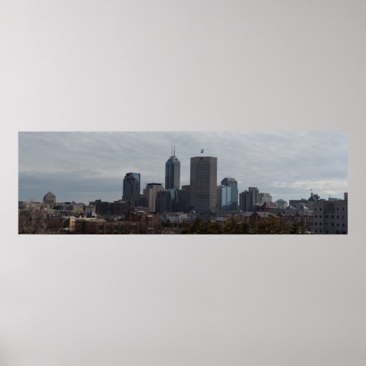 Poster Panorama d'Indianapolis (Devant)
