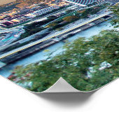 Poster Panorama du centre-ville de Pittsburg (Coin)
