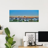 Poster Panorama du centre-ville de Pittsburg (Bureau à domicile)