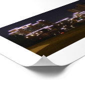 Poster Panorama du Corpus Christi Skyline (Coin)