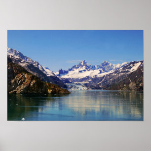 Poster Panorama du glacier Johns Hopkins, Alaska