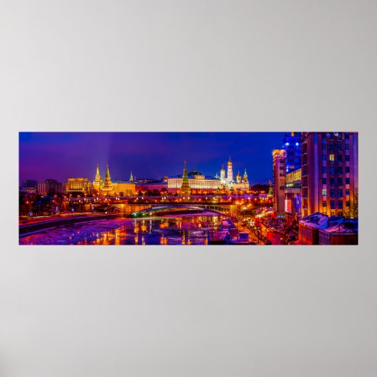 Poster Panorama du Kremlin de Moscou (Devant)
