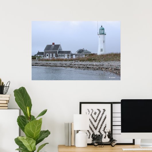 Poster Panorama du phare de Scituate (Bureau à domicile)