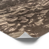 Poster Panorama historique de DEADWOOD Dakota du Sud 1902 (Coin)