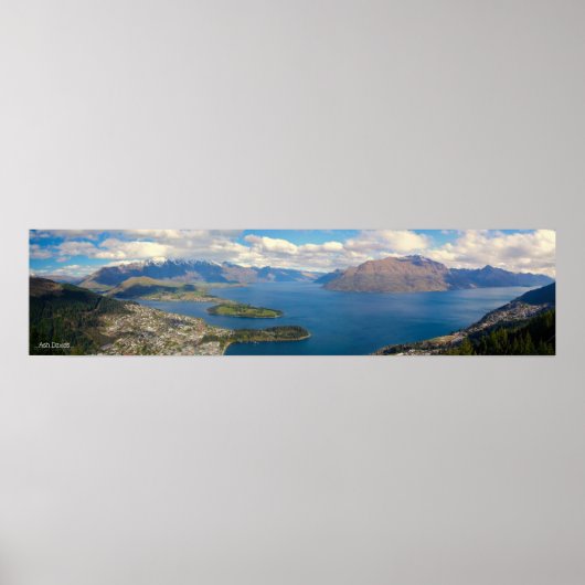 Poster Panorama Queenstown (Devant)