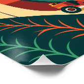 Poster Panorama rustique de la vie agricole (Coin)