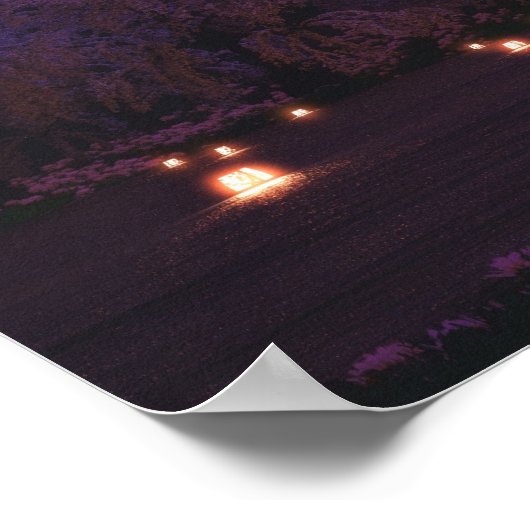 Poster Panorama Sakura (Nuit) (Coin)