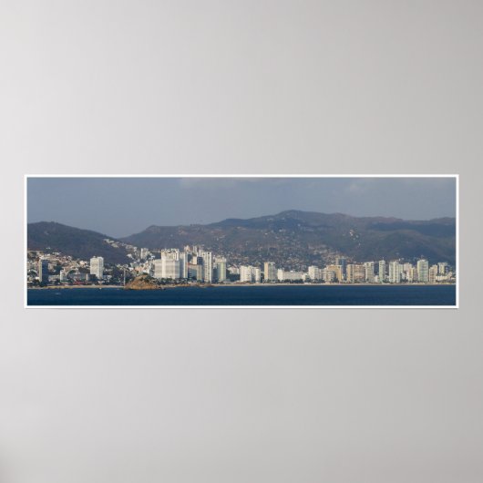 Poster panorama sur Acapulco 3 (Devant)