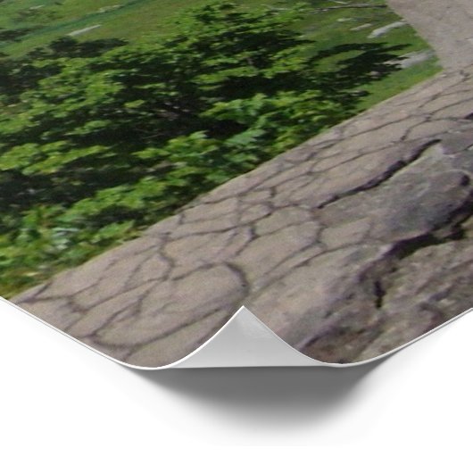 Poster Panorama sur le dessus petit rond 5 (Coin)